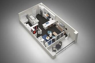Studio 1004 floor plan