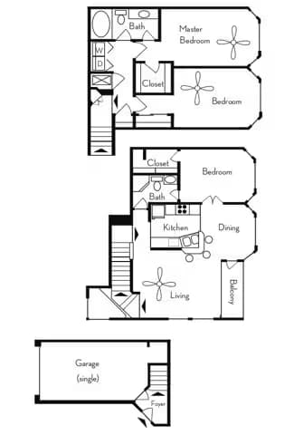 Unit 2214 2207 floor plan