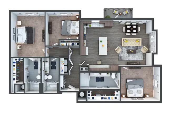 Unit 3051 3051 floor plan