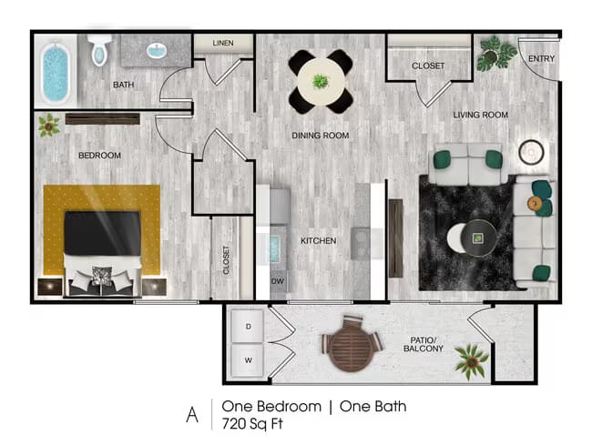 A-South 2050 floor plan