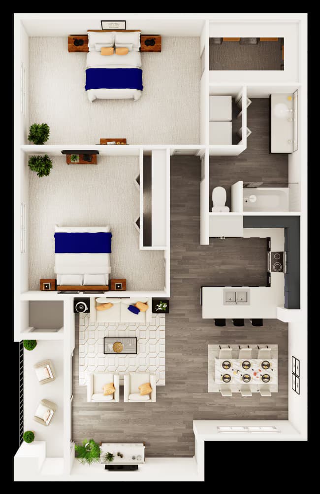 Unit 2098 2092 floor plan