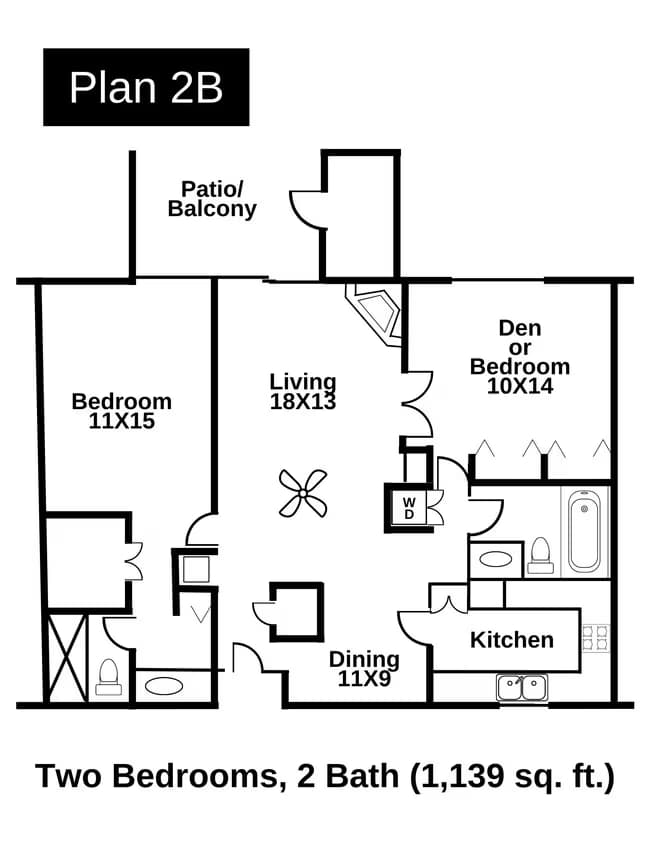 Unit 212 417 floor plan