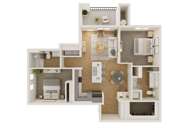 Unit 3095 3084 floor plan