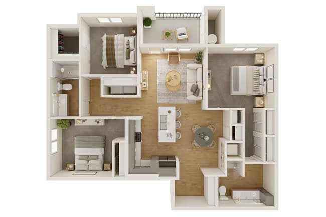 Unit 1095 2078 floor plan