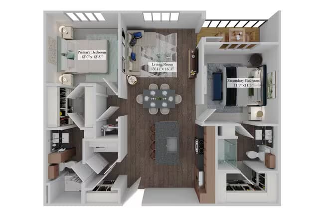 Unit 1409 1409 floor plan