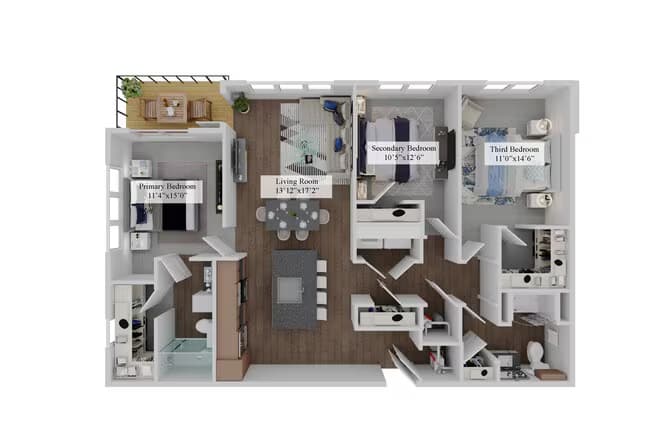 Unit 1331 1331 floor plan