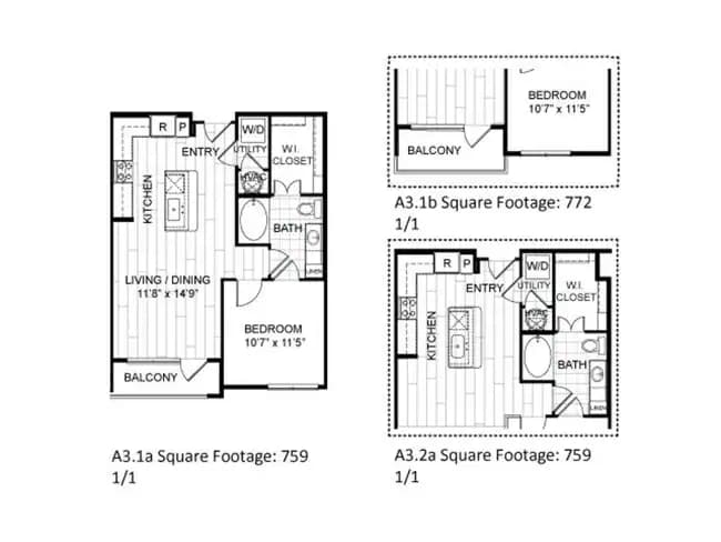 A3.1 C-1081 floor plan