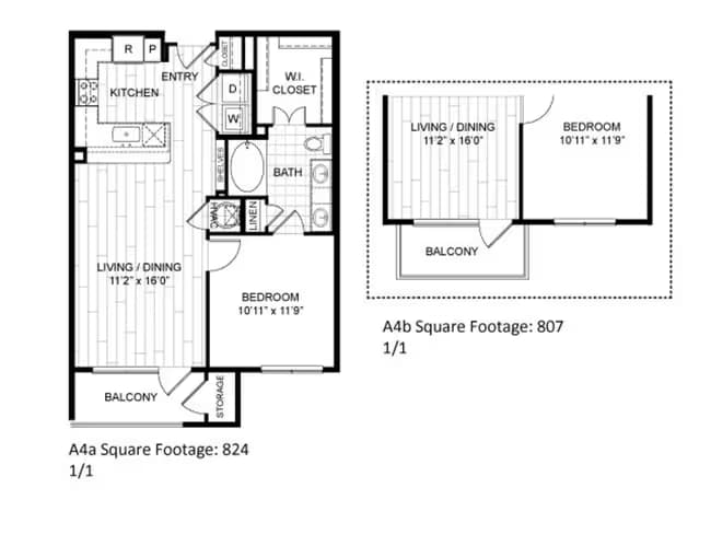 A4 B-1065 floor plan