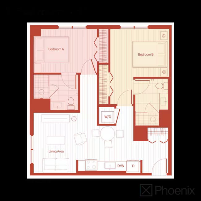 Unit X Phoenix-1730 X Phoenix-1730 floor plan