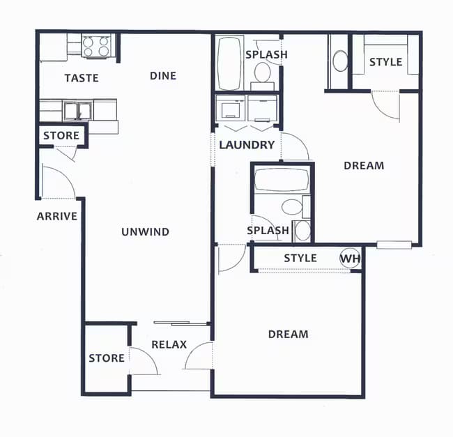 Unit 211 132 floor plan