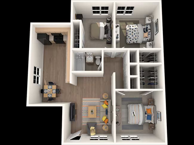 Unit 160 160 floor plan
