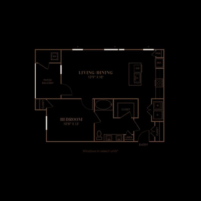 Unit 1068 1068 floor plan