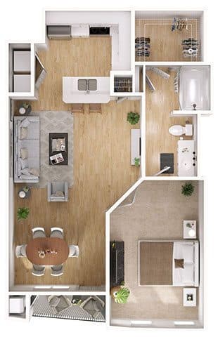 Unit 3-1035 3-1035 floor plan