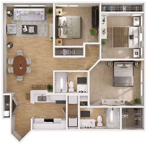 Unit 19-3140 19-3140 floor plan