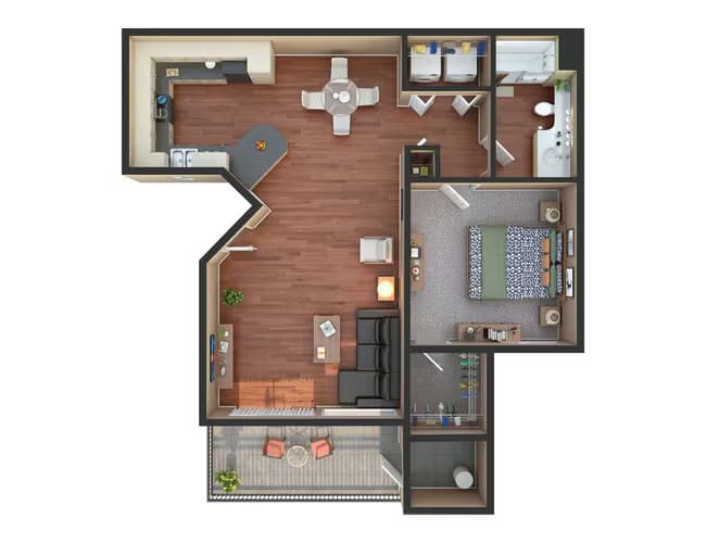 Unit 119 235 floor plan