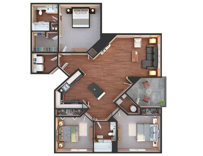 C3 244 floor plan
