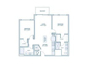 B01 407 floor plan