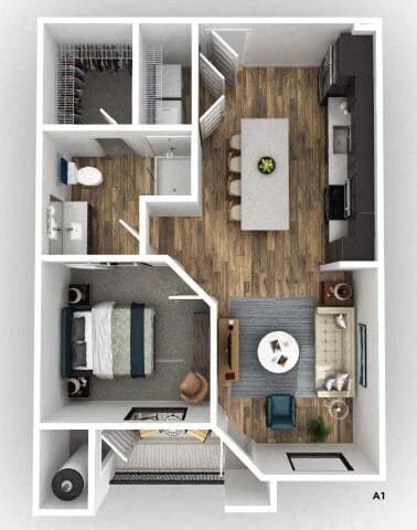 A1 1029 floor plan