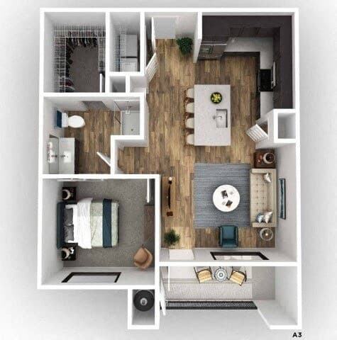 A3 3051 floor plan