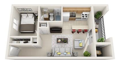 A1 - Phase II 261A floor plan