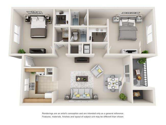 Unit 280B 280B floor plan