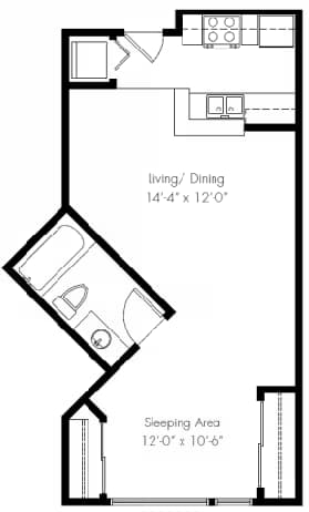STU1 215 floor plan