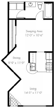 STU2 116 floor plan