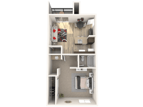 Mesquite - 1BD x 1BA 2080 floor plan