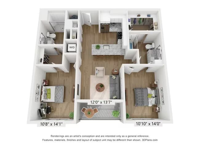 Unit APC-513 APC-513 floor plan