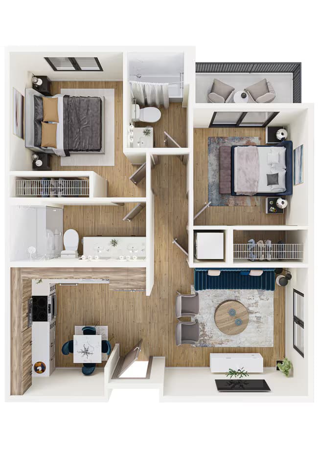 Unit 224 224 floor plan