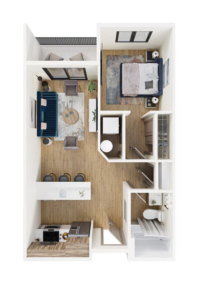 Unit 208 208 floor plan