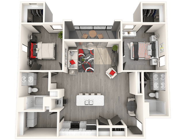 2x2 3036 floor plan