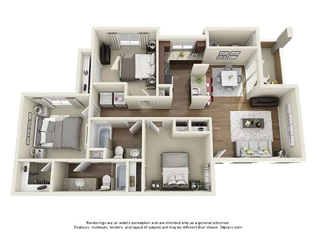 3x2r - 1152 2047 floor plan
