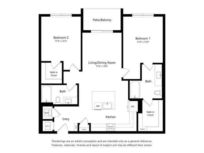 Unit 2031 2031 floor plan