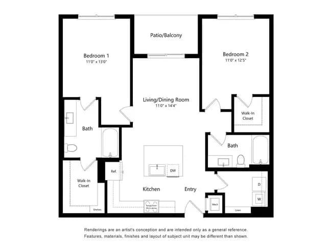 Unit 1067 1067 floor plan