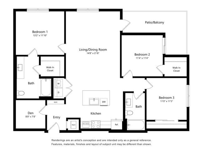 Unit 2069 2069 floor plan
