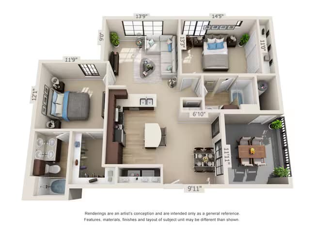 Unit 240 218 floor plan