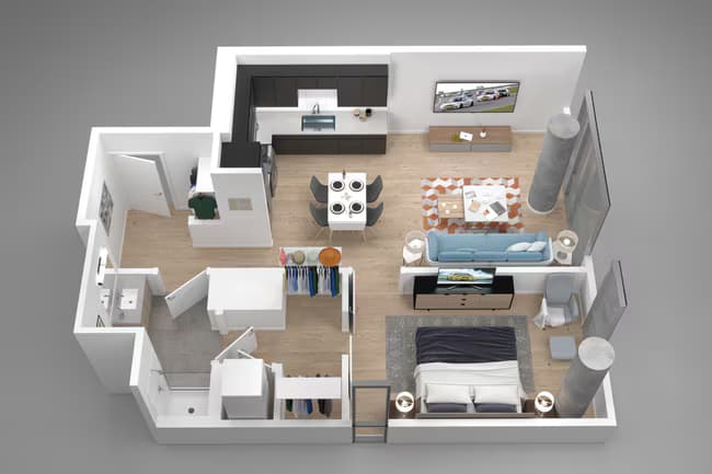 Unit 1817 1817 floor plan