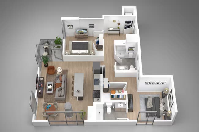 Unit 1912 1912 floor plan