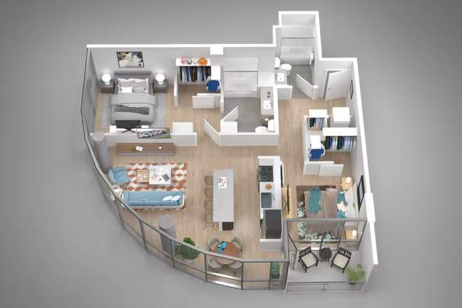 Unit 1214 1414 floor plan