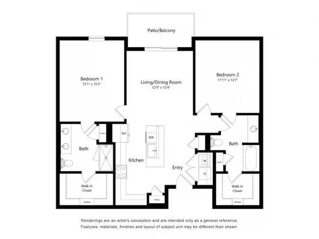 Unit 1045 1045 floor plan