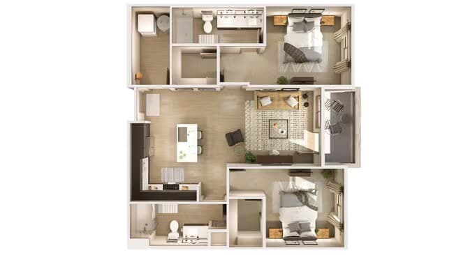 Unit 5305 5305 floor plan