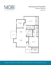 Renaissance 160 floor plan