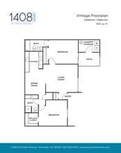 Vintage 116 floor plan