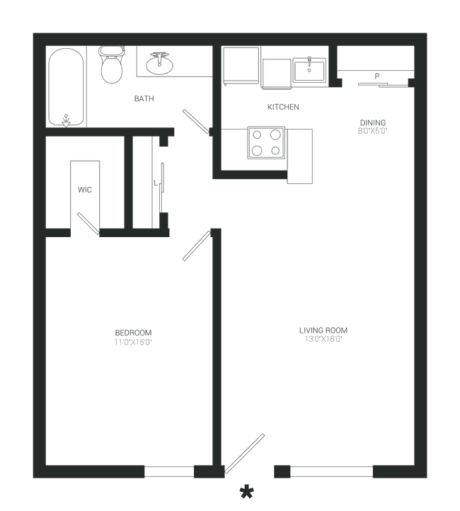 Oak 1007 floor plan