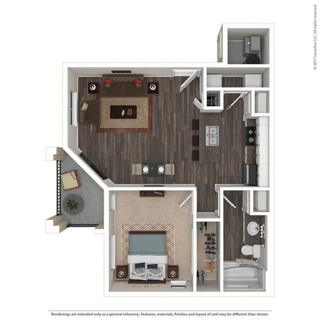 Unit AUCMHA 277 floor plan
