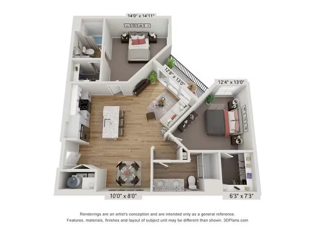 Unit 322 322 floor plan