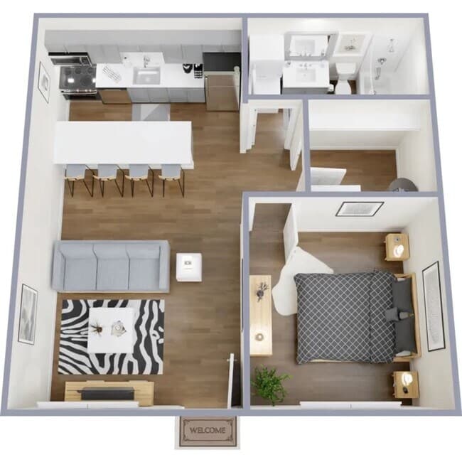 1X1 R 18-103 floor plan