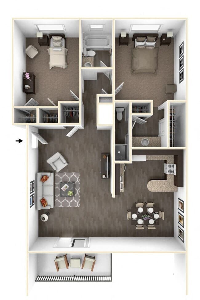 Unit C31 C32 floor plan