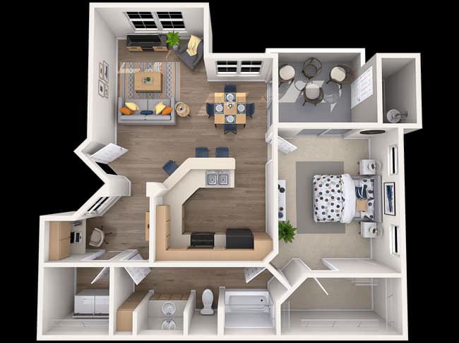 Unit 1060 1080 floor plan